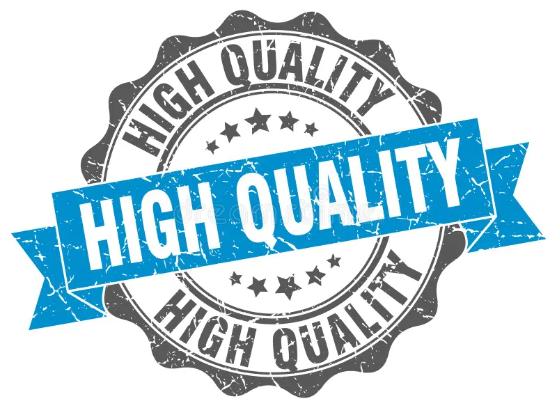 High Quality Seal High Quality Round Ribbon Seal Isolated White Background 100909513